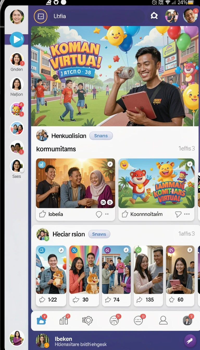 Tampilan utama aplikasi Aplikasi slot99 Ringan untuk Android yang intuitif dan efisien.