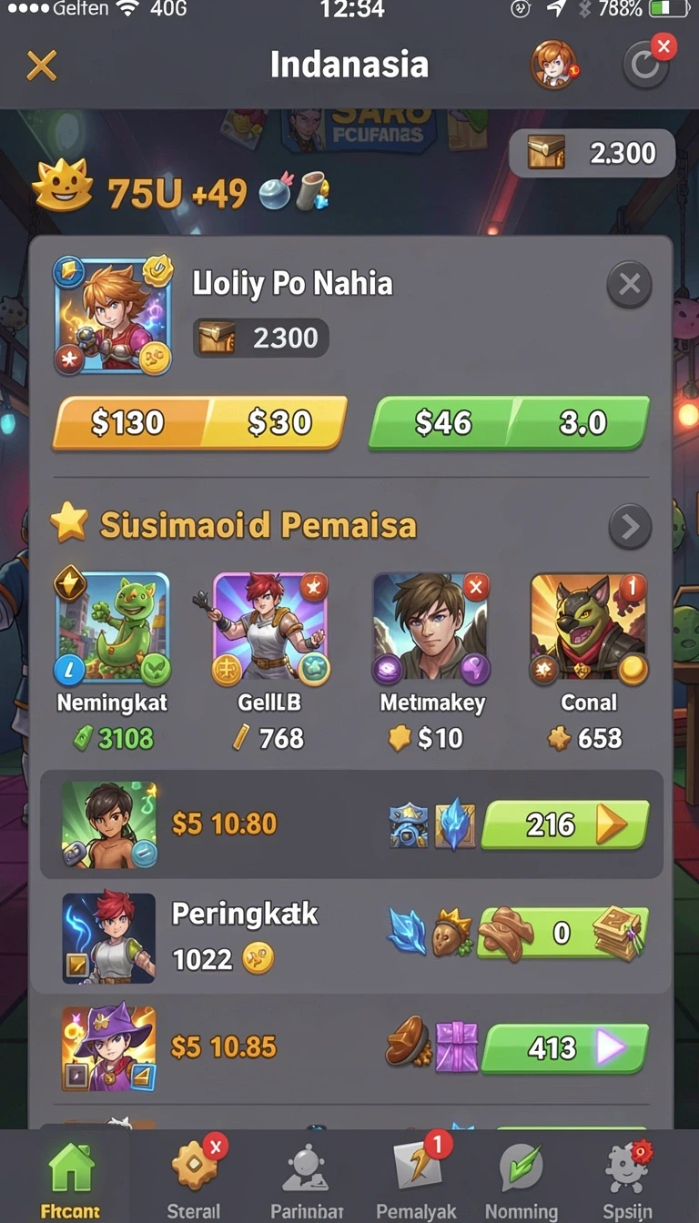 Tampilan utama aplikasi Download iya777 APK untuk Android yang intuitif dan efisien.