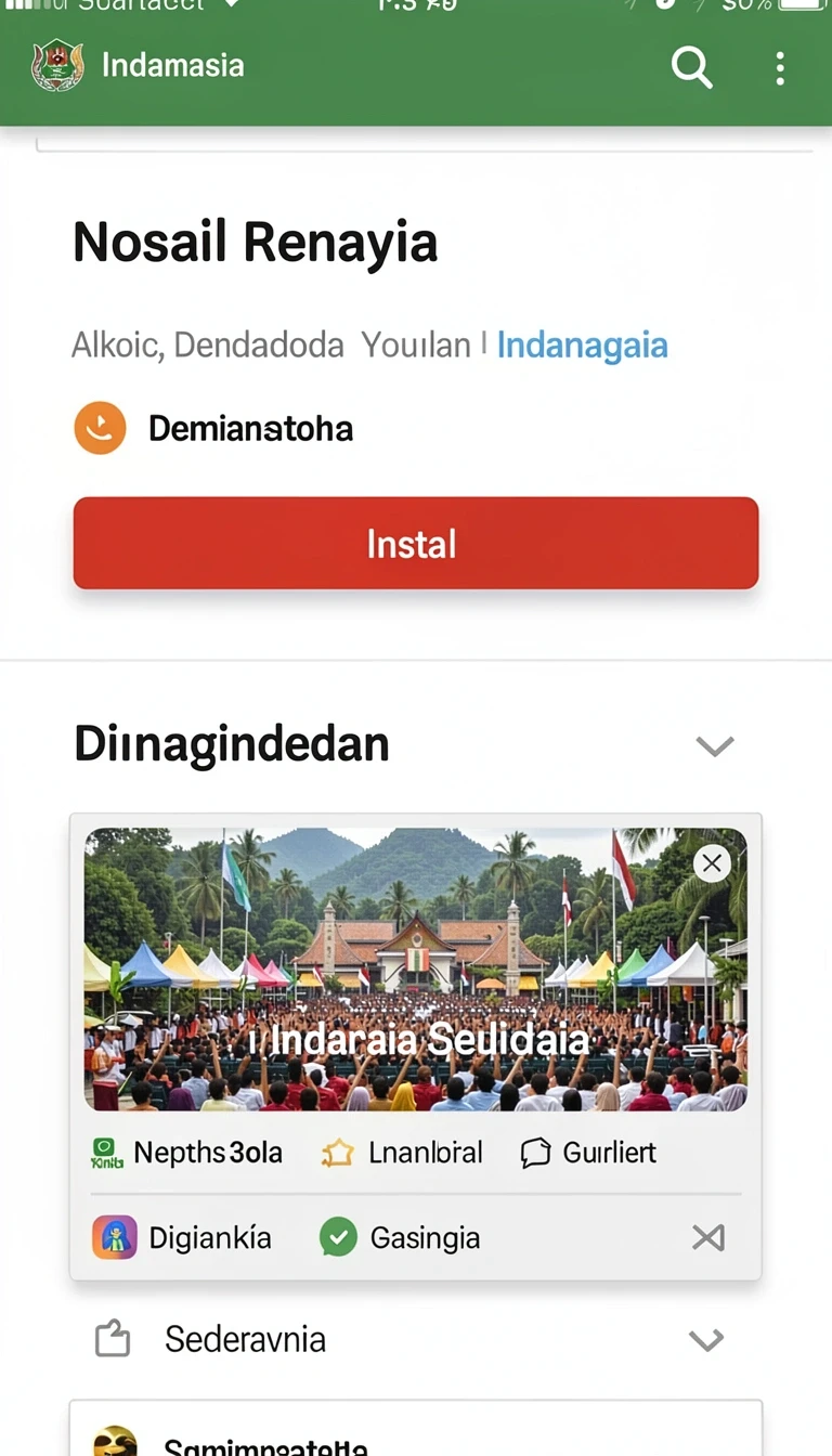 Tampilan utama aplikasi hitogel APK Terbaru untuk Perangkat Android yang intuitif dan efisien.