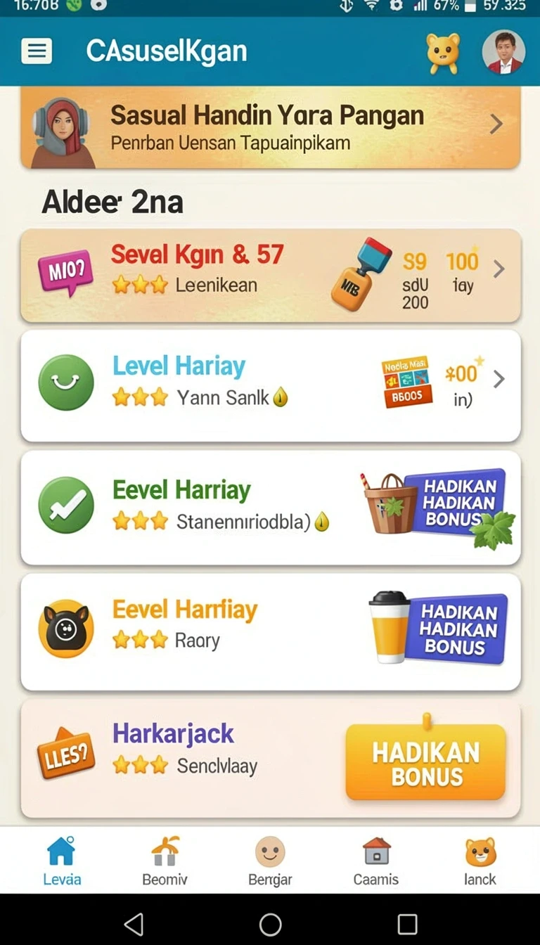 Tampilan utama aplikasi cipung138 APK Terbaru untuk Android Tanpa Iklan yang intuitif dan efisien.